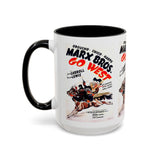 Cult Classic Movie Poster Art Accent Coffee Mug (11, 15oz) - Go West | Marx Brothers 1940 - POPvault
