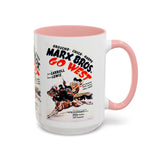 Cult Classic Movie Poster Art Accent Coffee Mug (11, 15oz) - Go West | Marx Brothers 1940 - POPvault