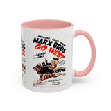 Cult Classic Movie Poster Art Accent Coffee Mug (11, 15oz) - Go West | Marx Brothers 1940 - POPvault