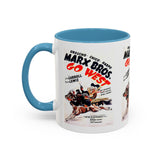 Cult Classic Movie Poster Art Accent Coffee Mug (11, 15oz) - Go West | Marx Brothers 1940 - POPvault