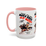 Cult Classic Movie Poster Art Accent Coffee Mug (11, 15oz) - Go West | Marx Brothers 1940 - POPvault