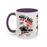 Cult Classic Movie Poster Art Accent Coffee Mug (11, 15oz) - Go West | Marx Brothers 1940 - POPvault