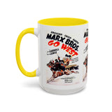 Cult Classic Movie Poster Art Accent Coffee Mug (11, 15oz) - Go West | Marx Brothers 1940 - POPvault