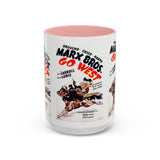 Cult Classic Movie Poster Art Accent Coffee Mug (11, 15oz) - Go West | Marx Brothers 1940 - POPvault