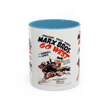 Cult Classic Movie Poster Art Accent Coffee Mug (11, 15oz) - Go West | Marx Brothers 1940 - POPvault