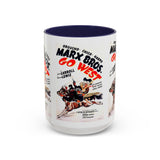 Cult Classic Movie Poster Art Accent Coffee Mug (11, 15oz) - Go West | Marx Brothers 1940 - POPvault