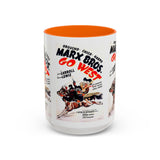 Cult Classic Movie Poster Art Accent Coffee Mug (11, 15oz) - Go West | Marx Brothers 1940 - POPvault