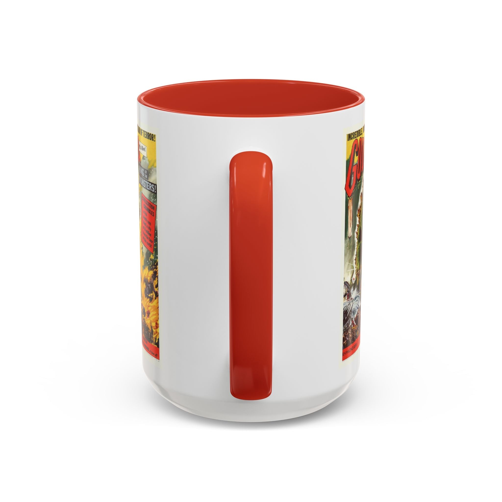 Cult Classic Movie Poster Art Accent Coffee Mug (11, 15oz) - Godzilla King Of The Monsters 1954 - POPvault