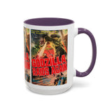 Cult Classic Movie Poster Art Accent Coffee Mug (11, 15oz) - Godzilla Raids Again 1955 - POPvault