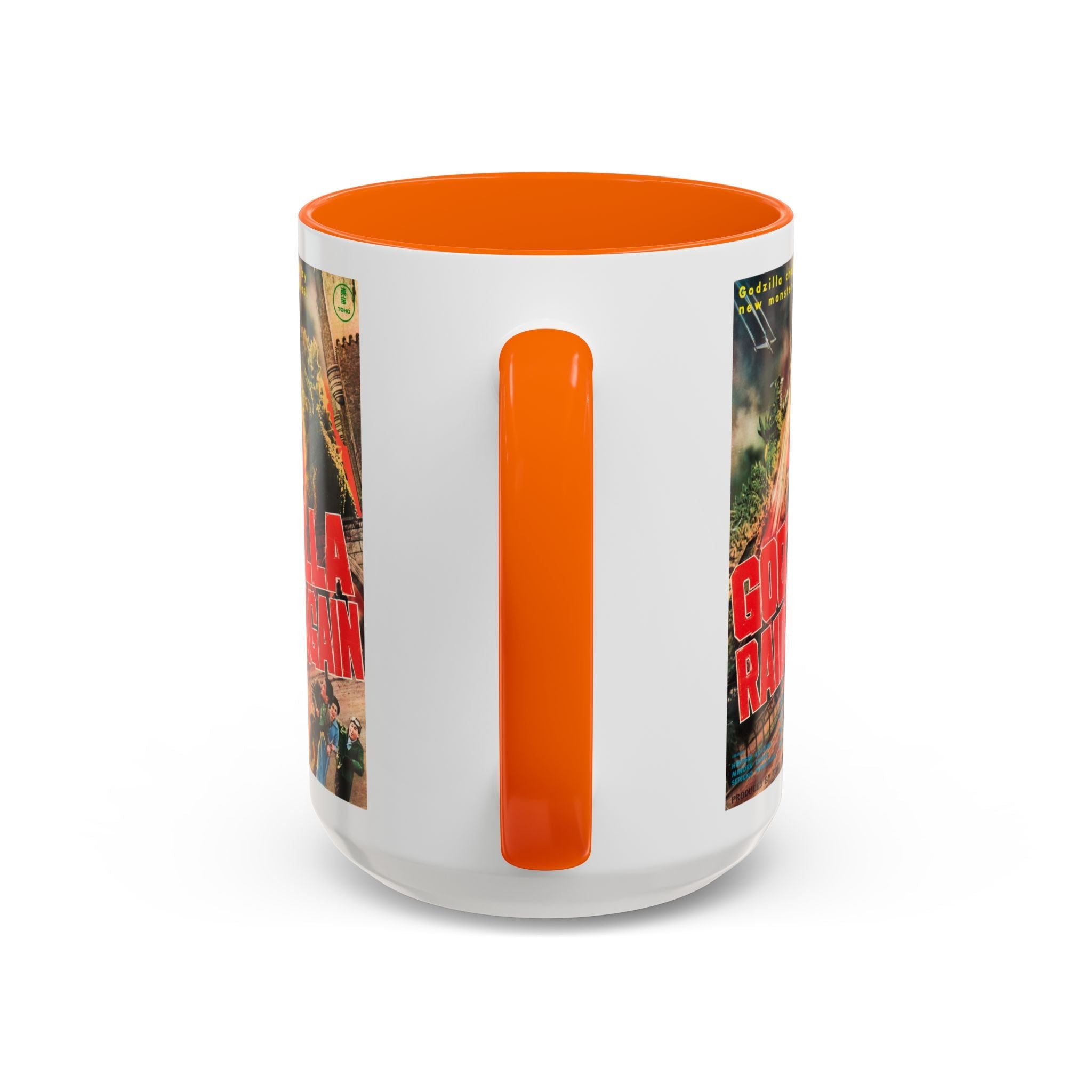 Cult Classic Movie Poster Art Accent Coffee Mug (11, 15oz) - Godzilla Raids Again 1955 - POPvault