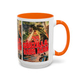 Cult Classic Movie Poster Art Accent Coffee Mug (11, 15oz) - Godzilla Raids Again 1955 - POPvault