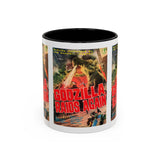 Cult Classic Movie Poster Art Accent Coffee Mug (11, 15oz) - Godzilla Raids Again 1955 - POPvault