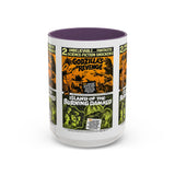 Cult Classic Movie Poster Art Accent Coffee Mug (11, 15oz) - Godzilla's Revenge 1971 | Island Of The Burning Damned 1967 - POPvault