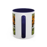 Cult Classic Movie Poster Art Accent Coffee Mug (11, 15oz) - Godzilla's Revenge 1971 | Island Of The Burning Damned 1967 - POPvault