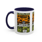 Cult Classic Movie Poster Art Accent Coffee Mug (11, 15oz) - Godzilla's Revenge 1971 | Island Of The Burning Damned 1967 - POPvault