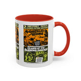 Cult Classic Movie Poster Art Accent Coffee Mug (11, 15oz) - Godzilla's Revenge 1971 | Island Of The Burning Damned 1967 - POPvault