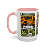Cult Classic Movie Poster Art Accent Coffee Mug (11, 15oz) - Godzilla's Revenge 1971 | Island Of The Burning Damned 1967 - POPvault