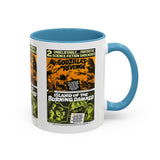Cult Classic Movie Poster Art Accent Coffee Mug (11, 15oz) - Godzilla's Revenge 1971 | Island Of The Burning Damned 1967 - POPvault