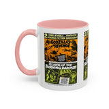 Cult Classic Movie Poster Art Accent Coffee Mug (11, 15oz) - Godzilla's Revenge 1971 | Island Of The Burning Damned 1967 - POPvault