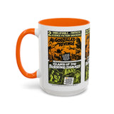 Cult Classic Movie Poster Art Accent Coffee Mug (11, 15oz) - Godzilla's Revenge 1971 | Island Of The Burning Damned 1967 - POPvault