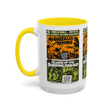 Cult Classic Movie Poster Art Accent Coffee Mug (11, 15oz) - Godzilla's Revenge 1971 | Island Of The Burning Damned 1967 - POPvault