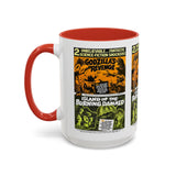 Cult Classic Movie Poster Art Accent Coffee Mug (11, 15oz) - Godzilla's Revenge 1971 | Island Of The Burning Damned 1967 - POPvault