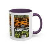 Cult Classic Movie Poster Art Accent Coffee Mug (11, 15oz) - Godzilla's Revenge 1971 | Island Of The Burning Damned 1967 - POPvault