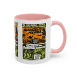Cult Classic Movie Poster Art Accent Coffee Mug (11, 15oz) - Godzilla's Revenge 1971 | Island Of The Burning Damned 1967 - POPvault