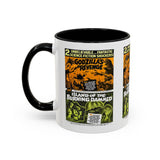 Cult Classic Movie Poster Art Accent Coffee Mug (11, 15oz) - Godzilla's Revenge 1971 | Island Of The Burning Damned 1967 - POPvault