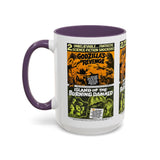Cult Classic Movie Poster Art Accent Coffee Mug (11, 15oz) - Godzilla's Revenge 1971 | Island Of The Burning Damned 1967 - POPvault