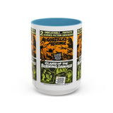 Cult Classic Movie Poster Art Accent Coffee Mug (11, 15oz) - Godzilla's Revenge 1971 | Island Of The Burning Damned 1967 - POPvault