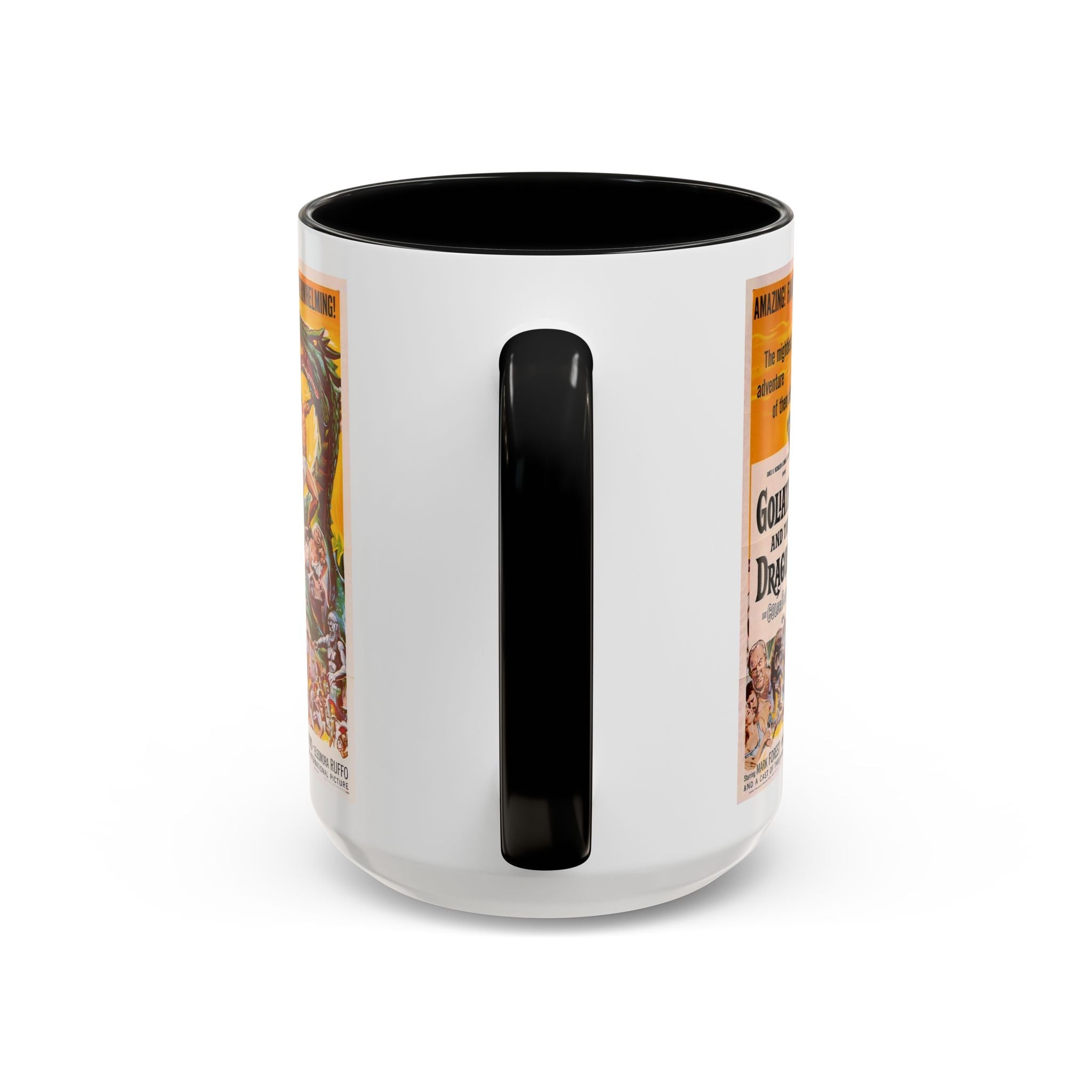 Cult Classic Movie Poster Art Accent Coffee Mug (11, 15oz) - Goliath And The Dragon 1960 - POPvault