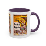 Cult Classic Movie Poster Art Accent Coffee Mug (11, 15oz) - Goliath And The Dragon 1960 - POPvault
