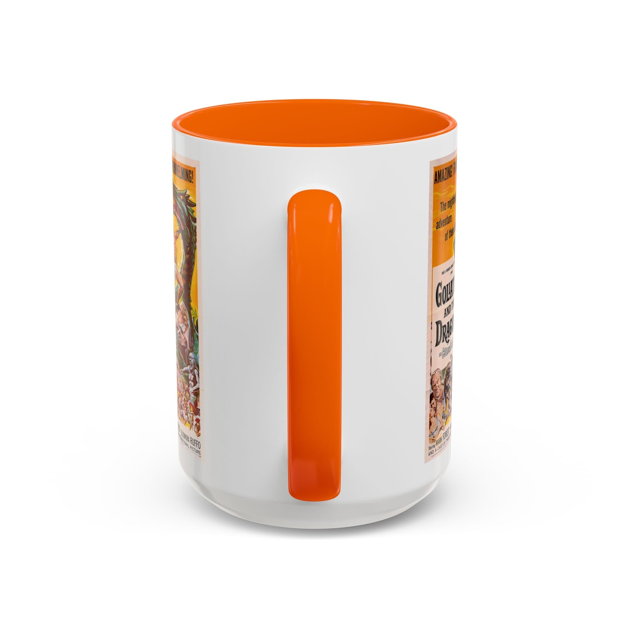 Cult Classic Movie Poster Art Accent Coffee Mug (11, 15oz) - Goliath And The Dragon 1960 - POPvault