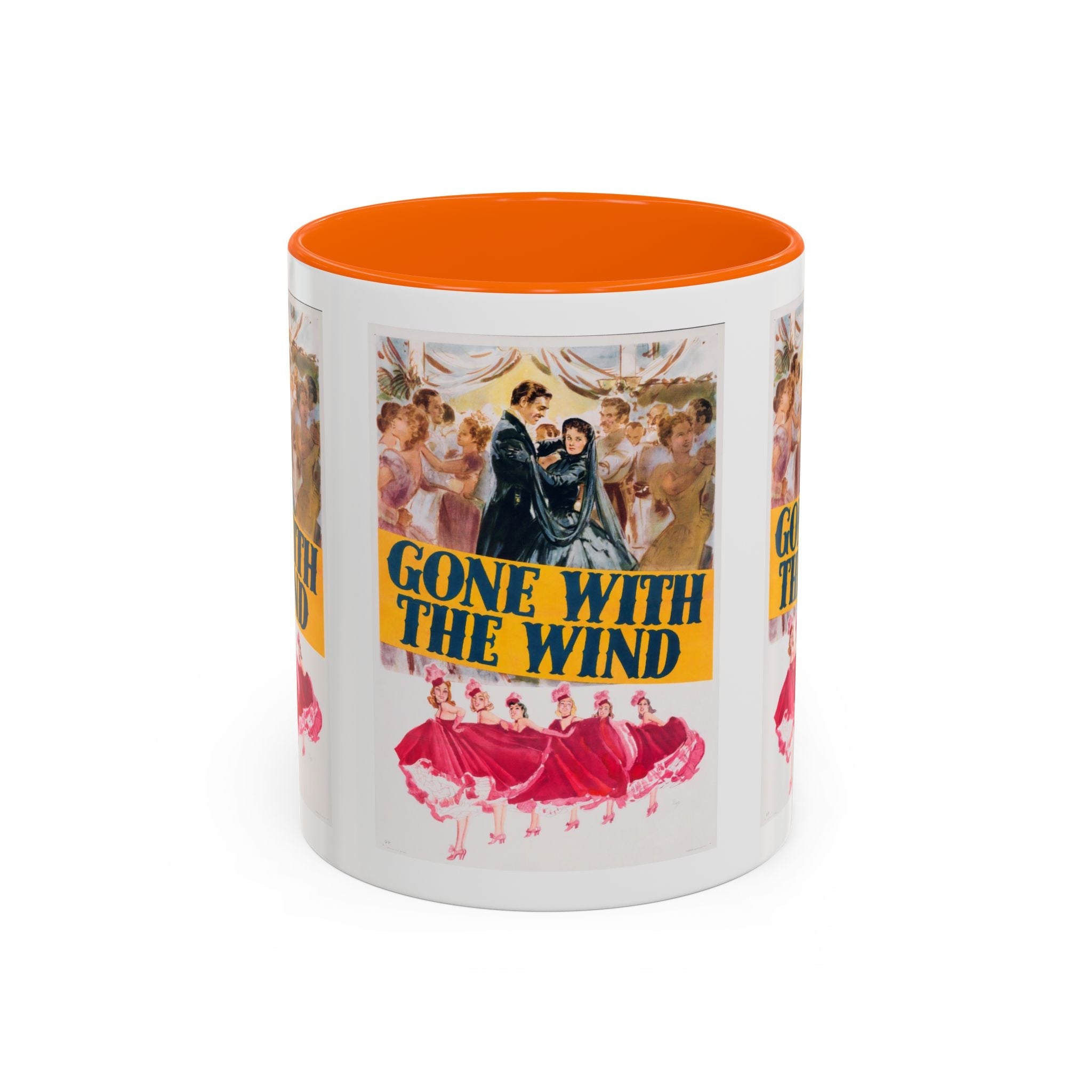 Cult Classic Movie Poster Art Accent Coffee Mug (11, 15oz) - Gone With The Wind 1939 - POPvault