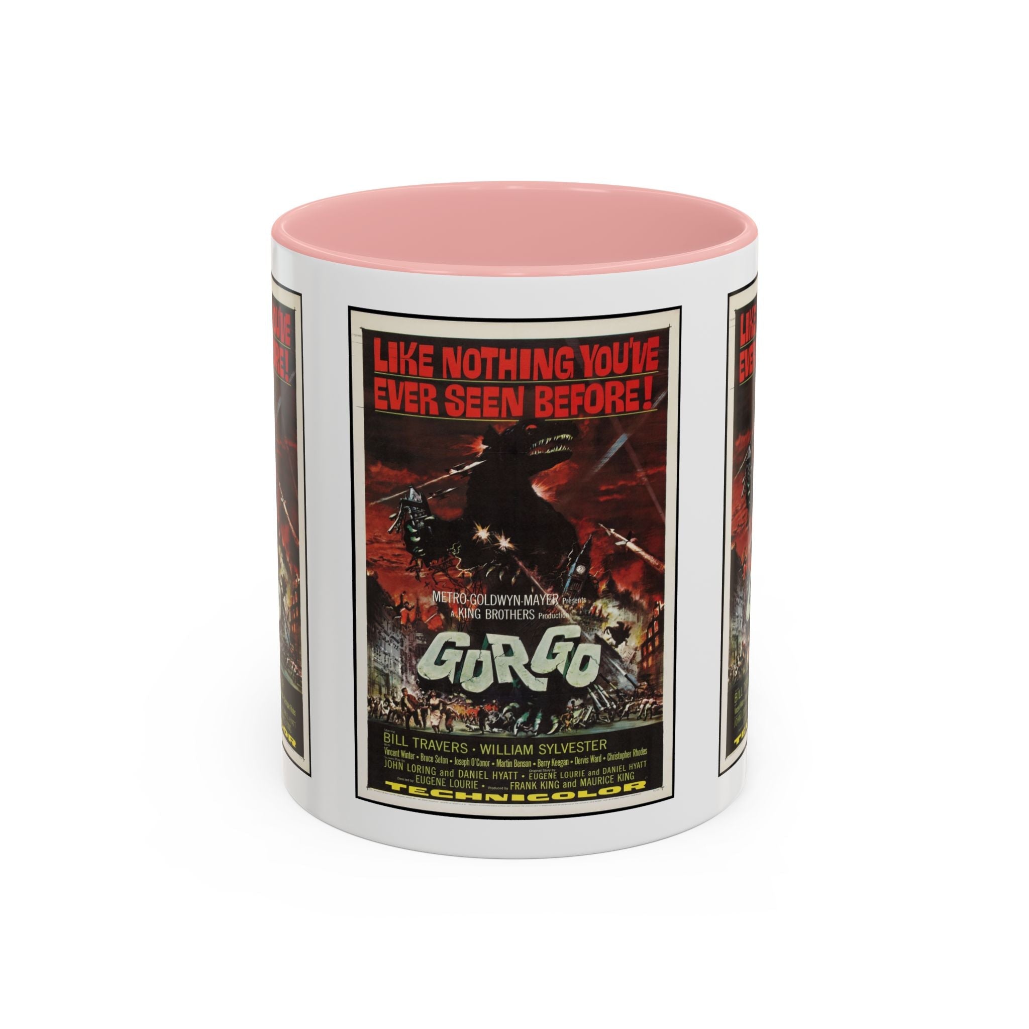 Cult Classic Movie Poster Art Accent Coffee Mug (11, 15oz) - Gorgo 1961 - POPvault