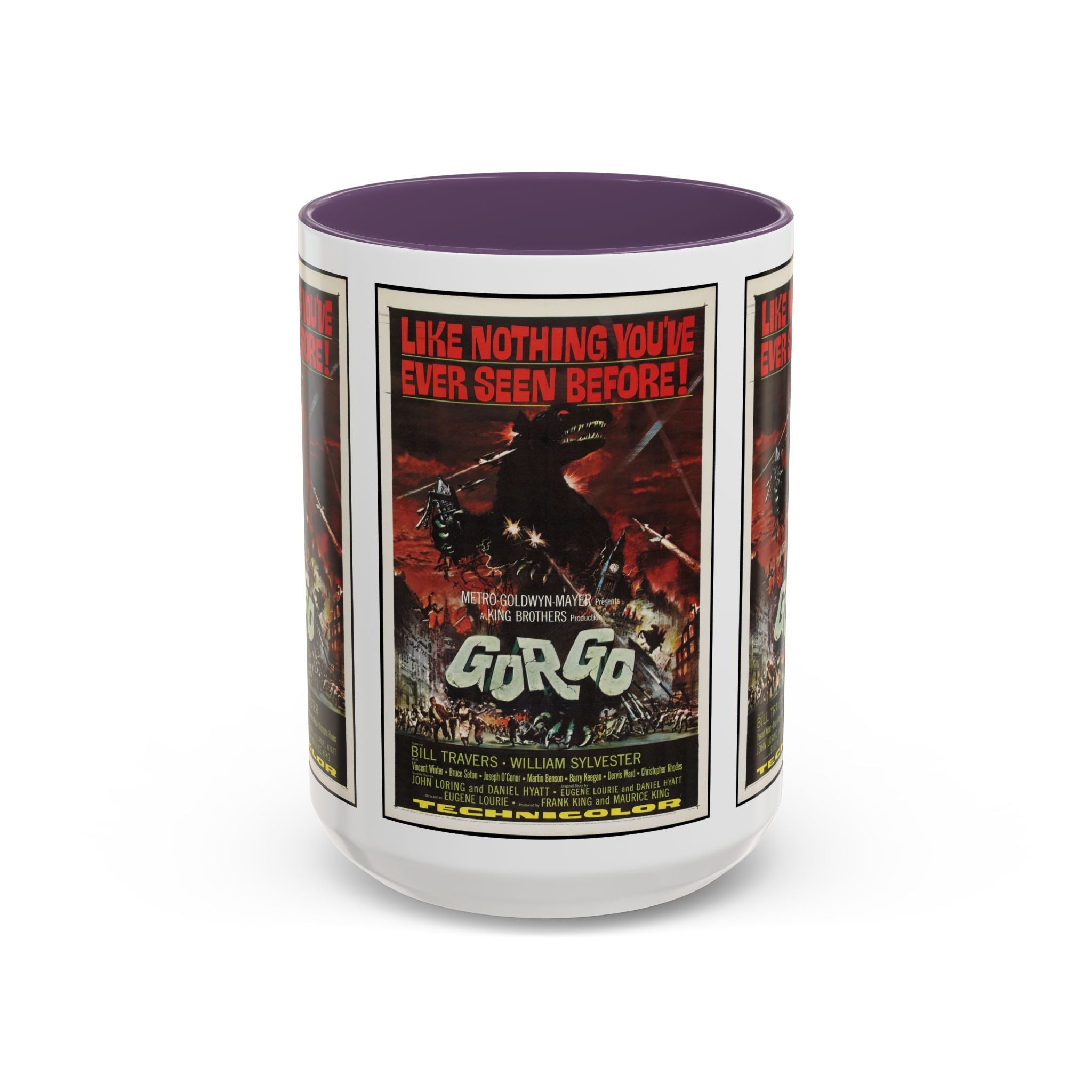 Cult Classic Movie Poster Art Accent Coffee Mug (11, 15oz) - Gorgo 1961 - POPvault