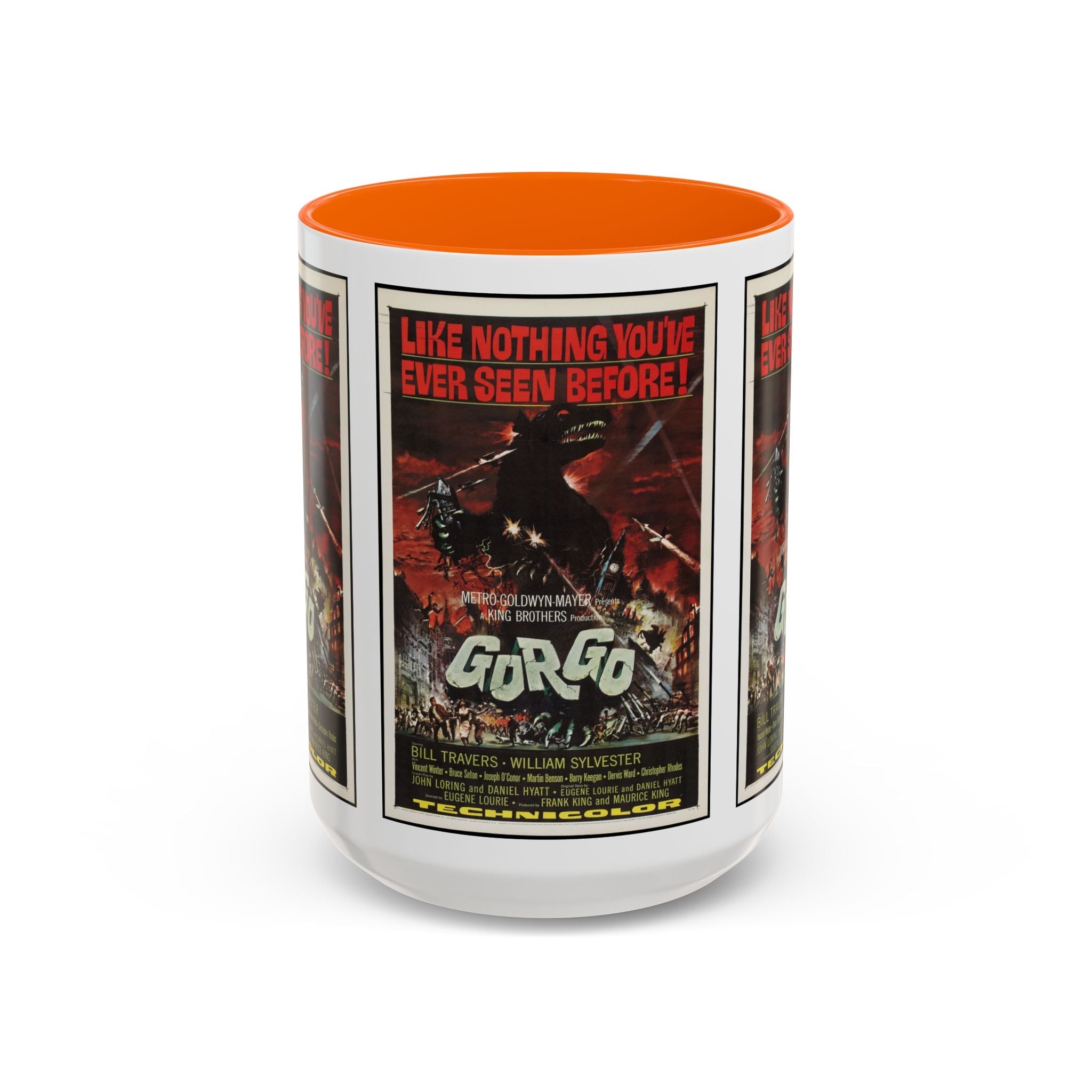 Cult Classic Movie Poster Art Accent Coffee Mug (11, 15oz) - Gorgo 1961 - POPvault