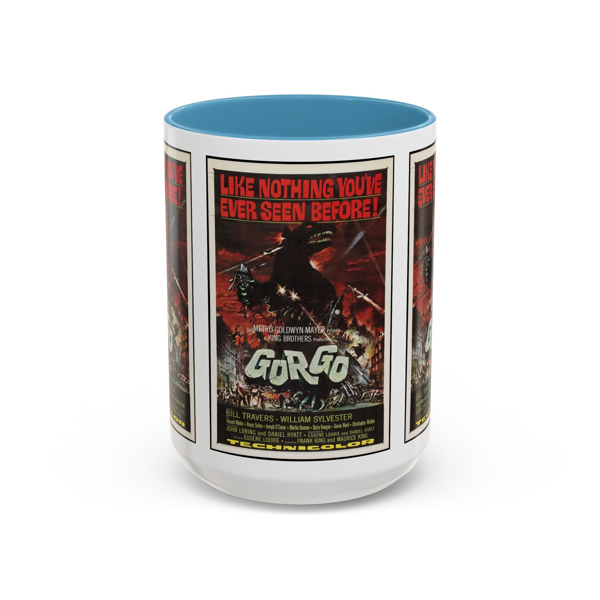 Cult Classic Movie Poster Art Accent Coffee Mug (11, 15oz) - Gorgo 1961 - POPvault