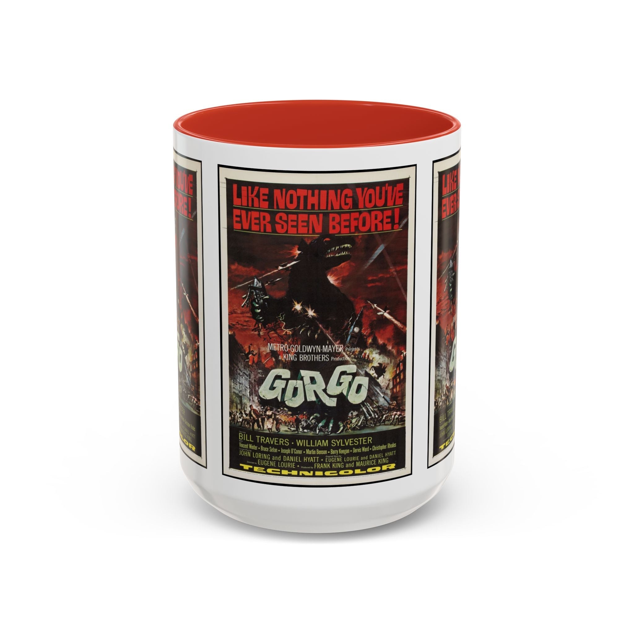 Cult Classic Movie Poster Art Accent Coffee Mug (11, 15oz) - Gorgo 1961 - POPvault