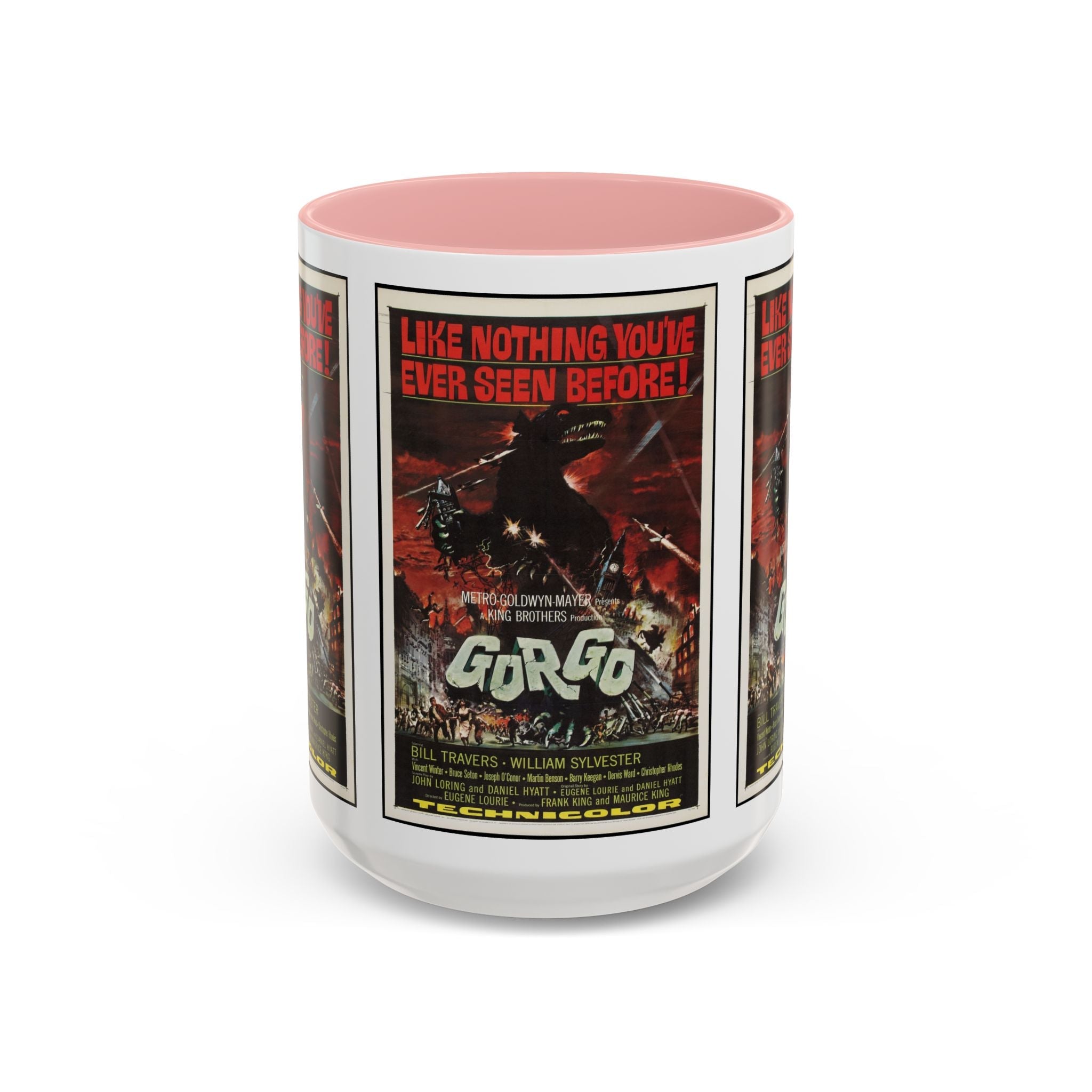 Cult Classic Movie Poster Art Accent Coffee Mug (11, 15oz) - Gorgo 1961 - POPvault