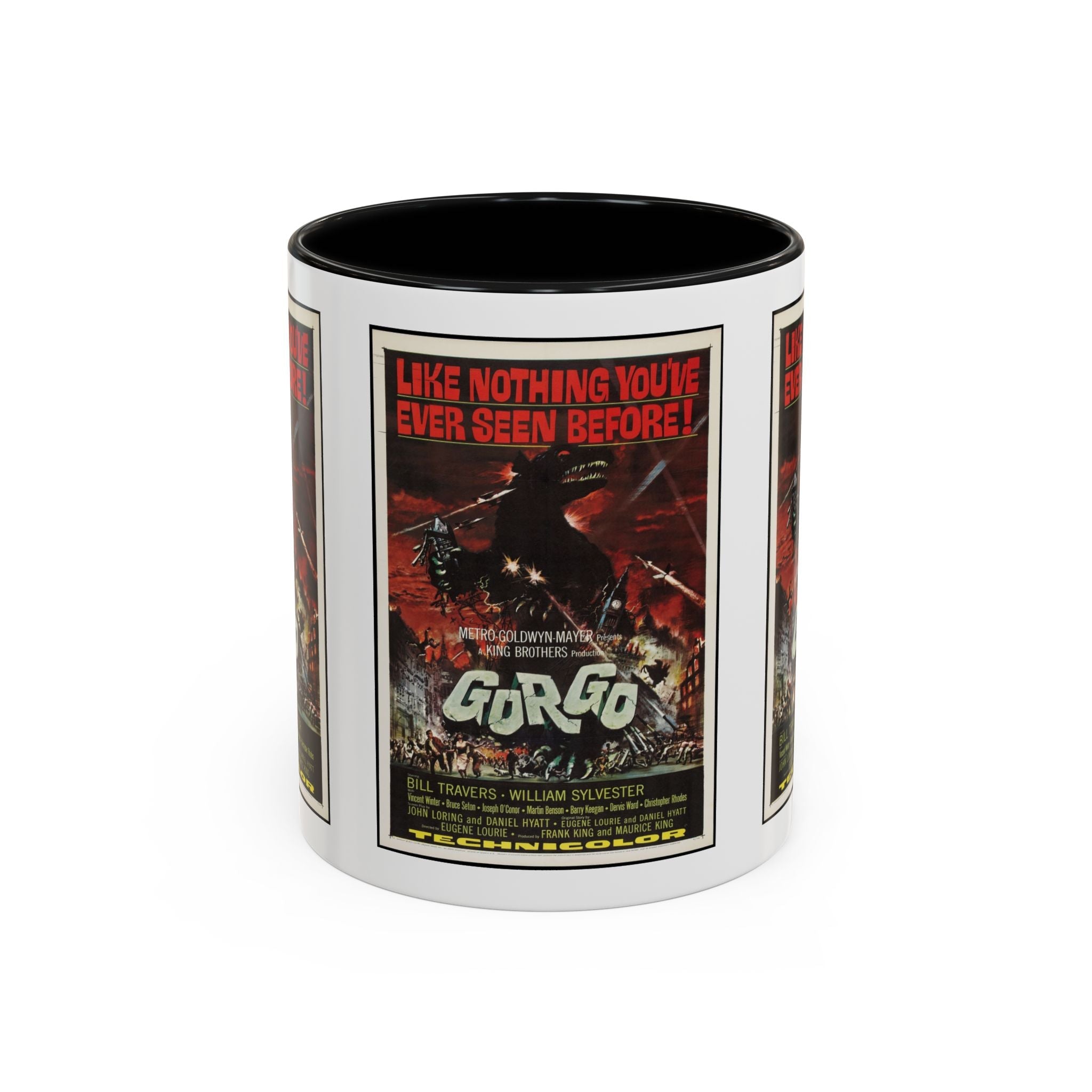 Cult Classic Movie Poster Art Accent Coffee Mug (11, 15oz) - Gorgo 1961 - POPvault