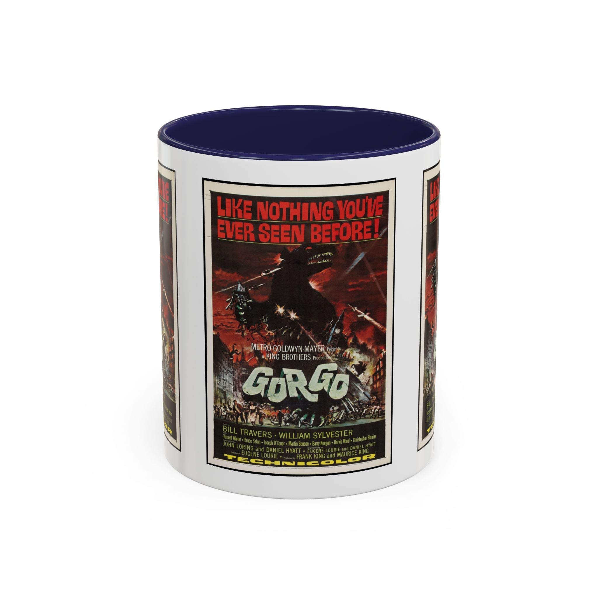 Cult Classic Movie Poster Art Accent Coffee Mug (11, 15oz) - Gorgo 1961 - POPvault