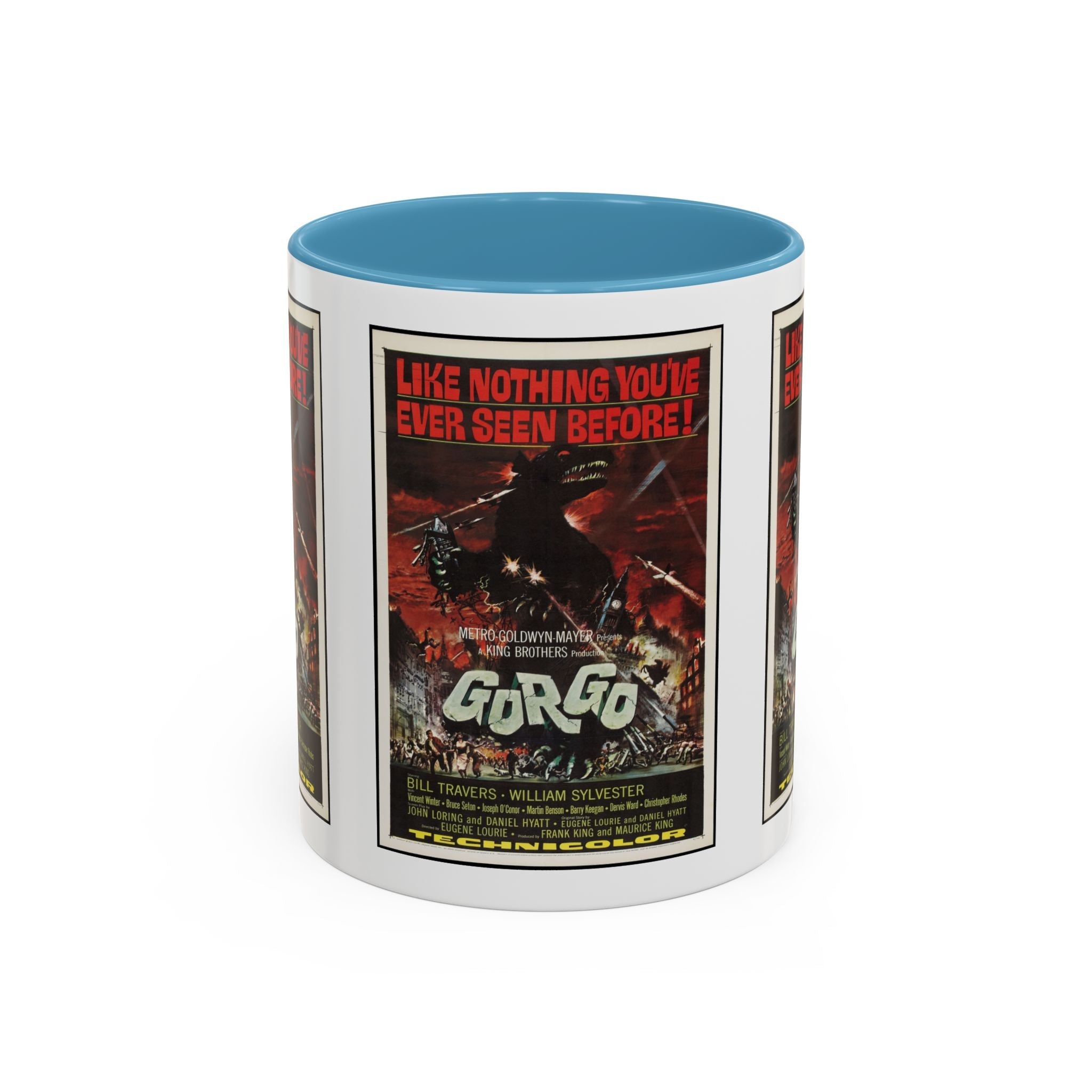 Cult Classic Movie Poster Art Accent Coffee Mug (11, 15oz) - Gorgo 1961 - POPvault