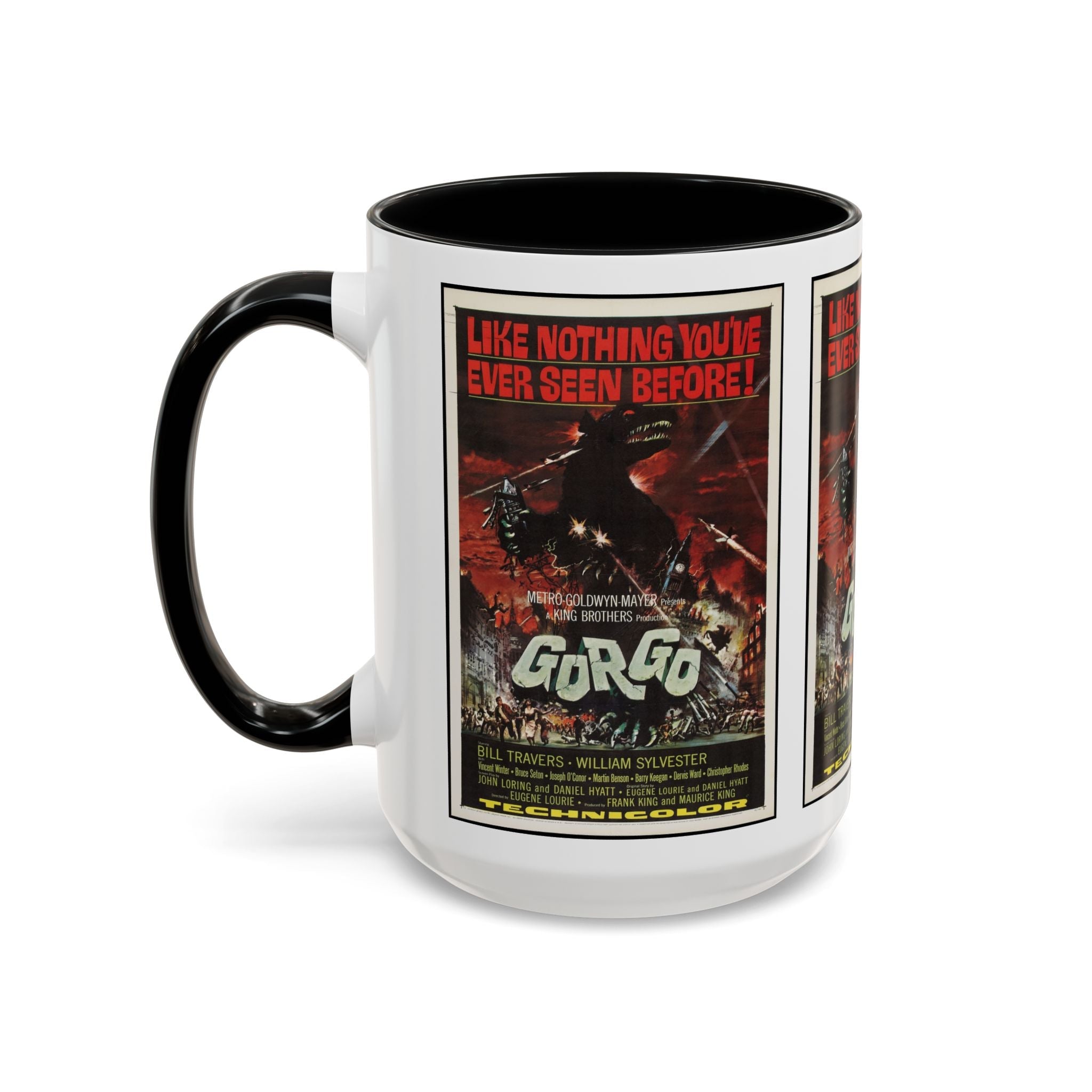 Cult Classic Movie Poster Art Accent Coffee Mug (11, 15oz) - Gorgo 1961 - POPvault