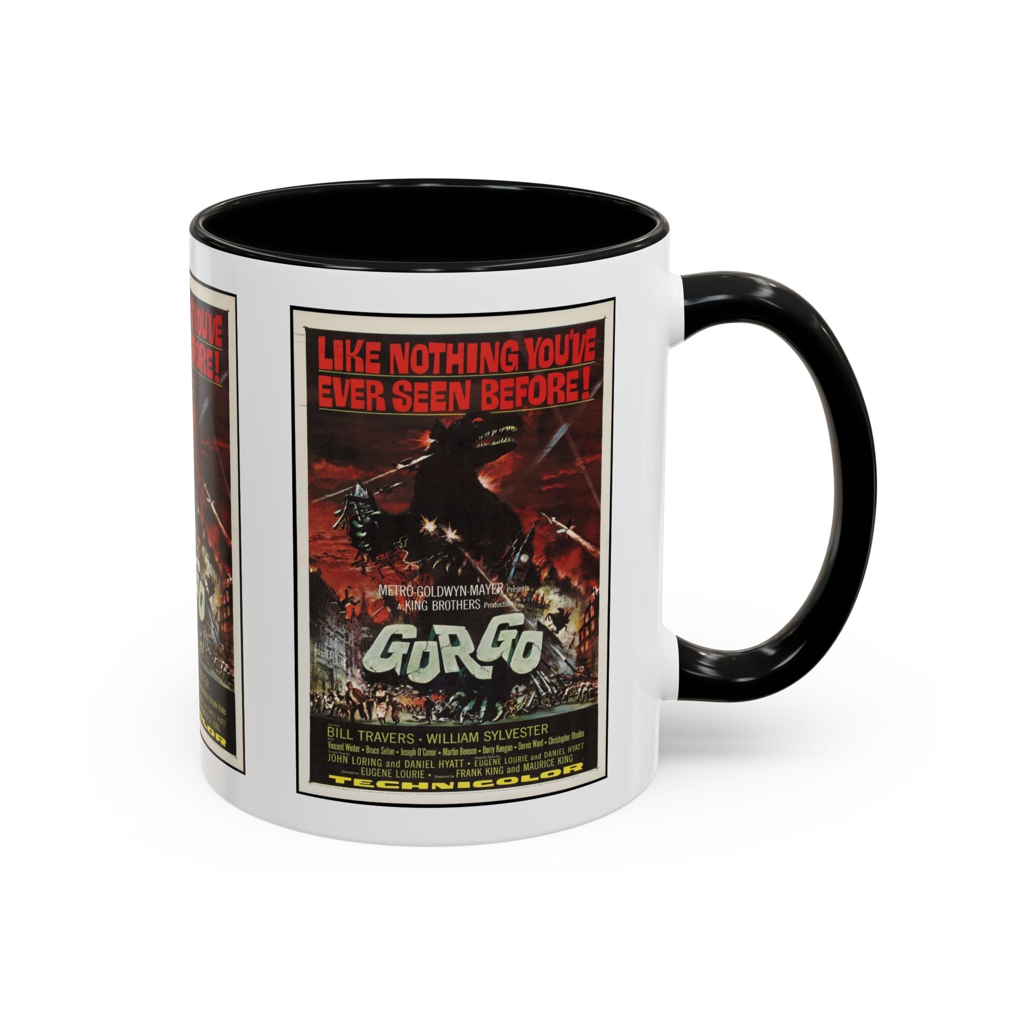 Cult Classic Movie Poster Art Accent Coffee Mug (11, 15oz) - Gorgo 1961 - POPvault
