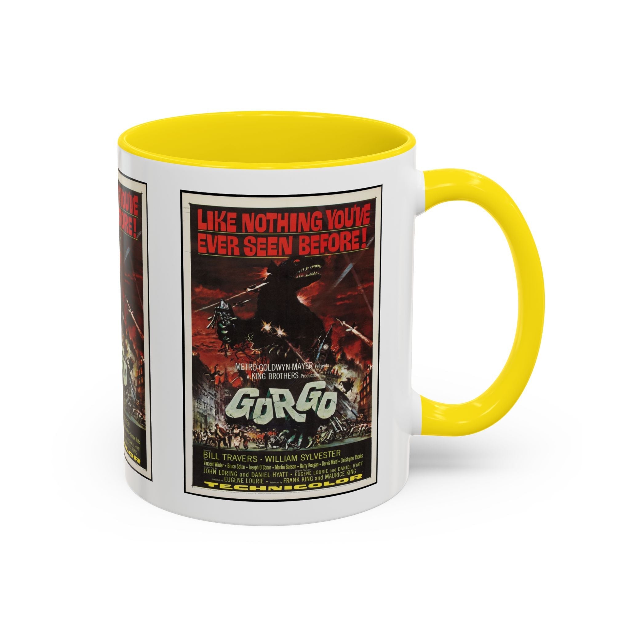 Cult Classic Movie Poster Art Accent Coffee Mug (11, 15oz) - Gorgo 1961 - POPvault