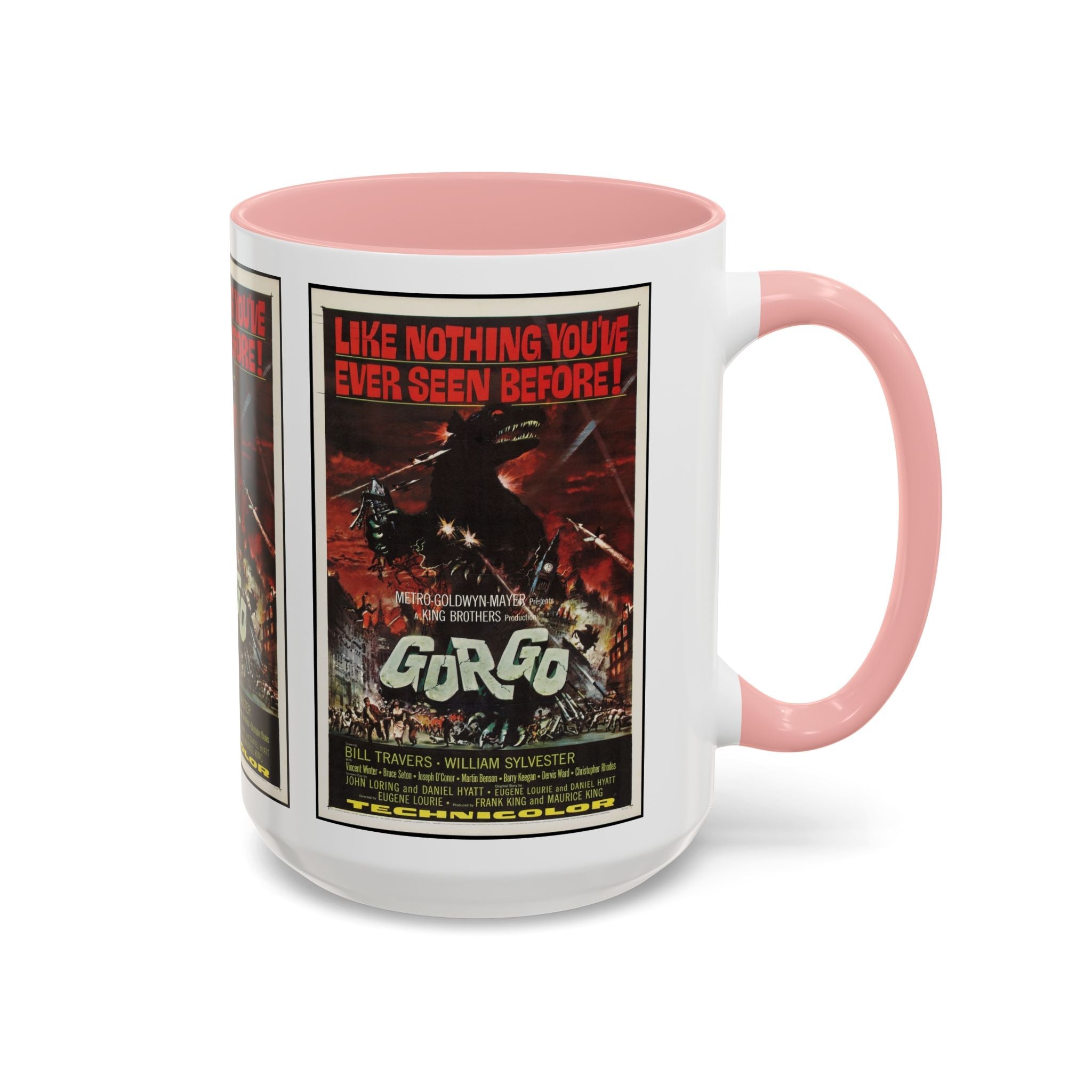 Cult Classic Movie Poster Art Accent Coffee Mug (11, 15oz) - Gorgo 1961 - POPvault