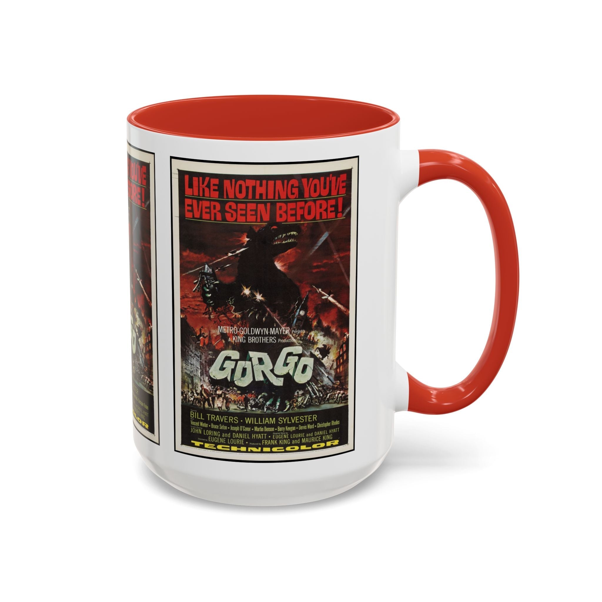 Cult Classic Movie Poster Art Accent Coffee Mug (11, 15oz) - Gorgo 1961 - POPvault