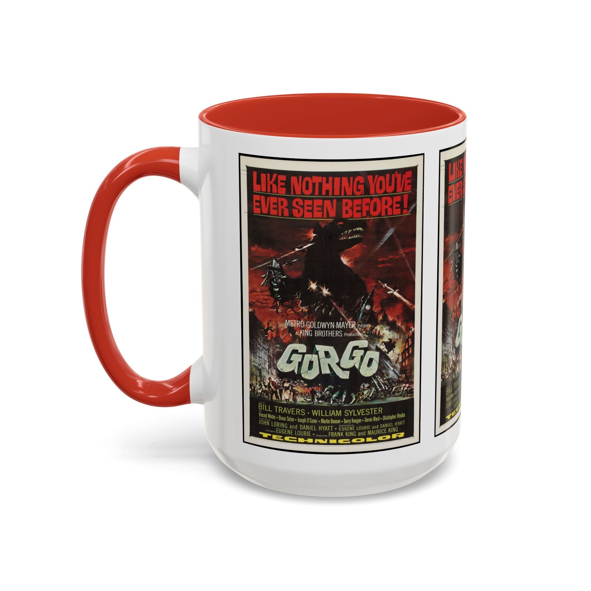 Cult Classic Movie Poster Art Accent Coffee Mug (11, 15oz) - Gorgo 1961 - POPvault
